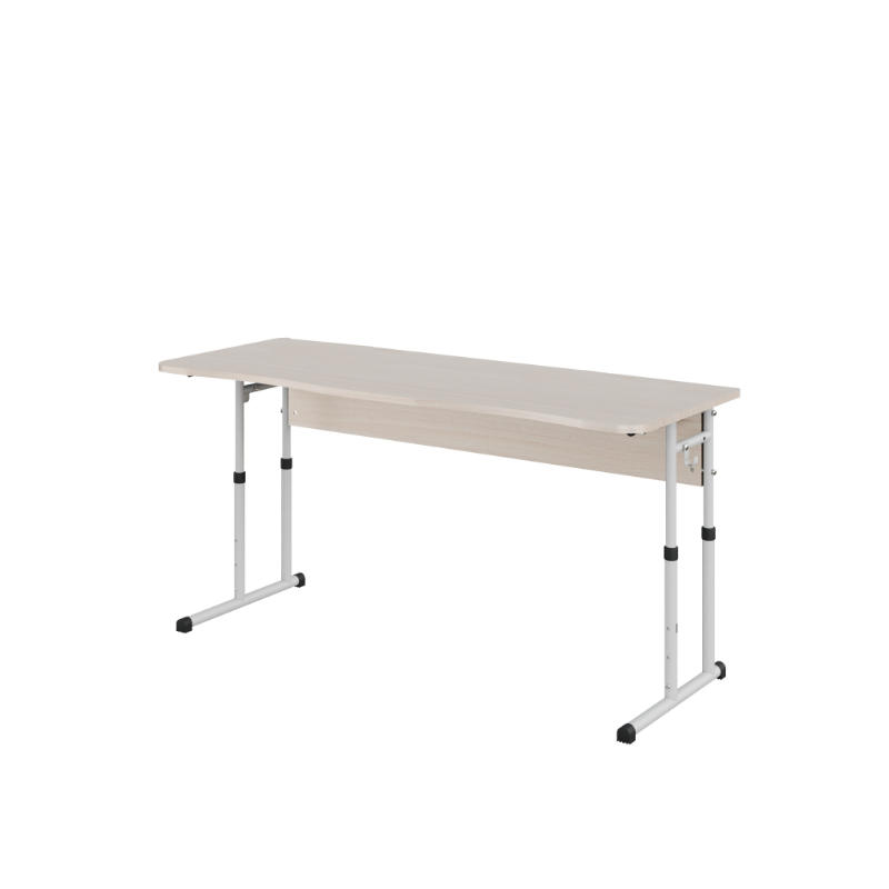 Стіл учнівський двомісний 1200 з полицею ЛДСП №4-6 на лижі (7843) МЕБЛІ ТЕХНОСТИЛЬ